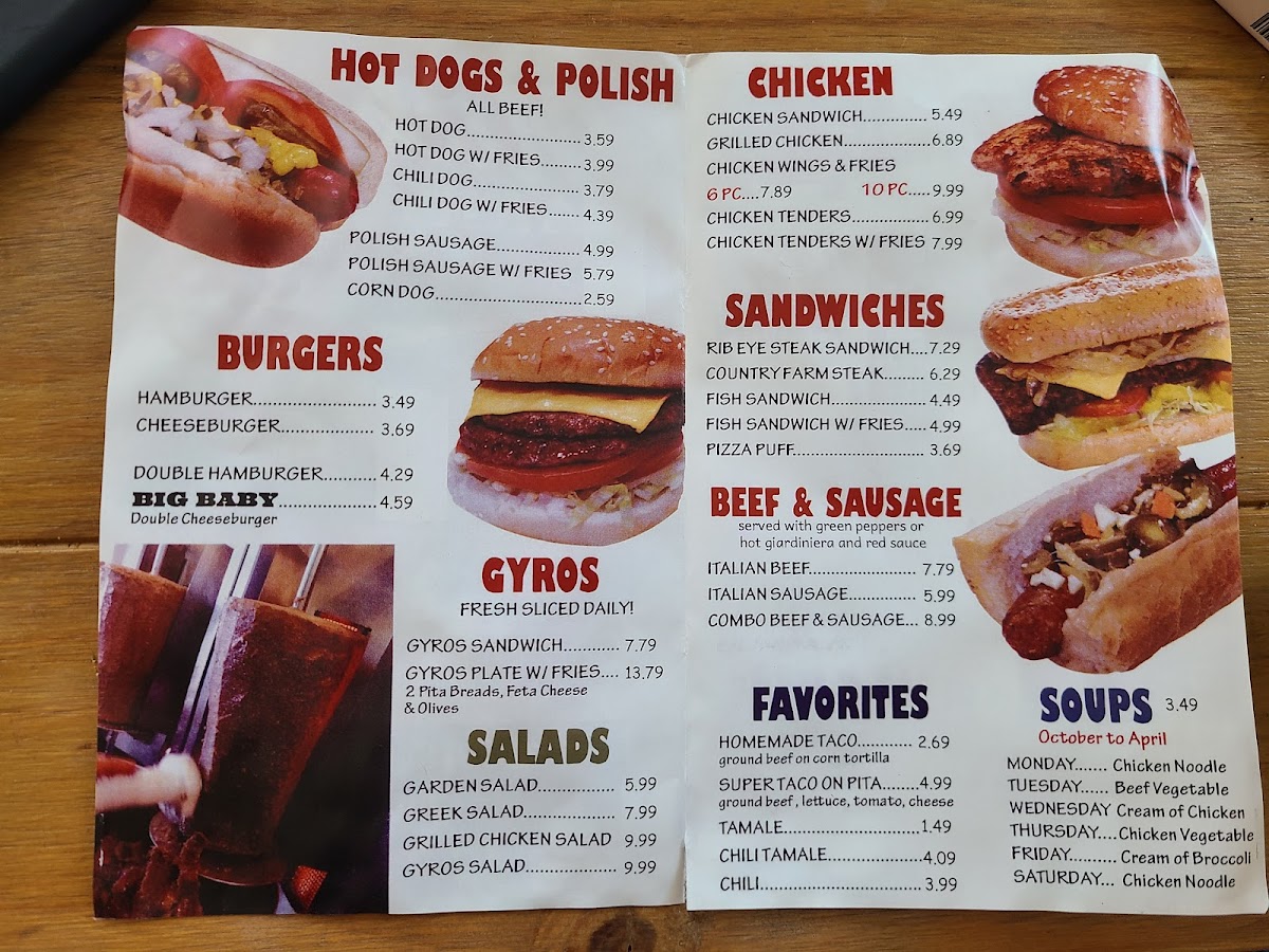 Nicky's Carry Outs Menu - Image 2