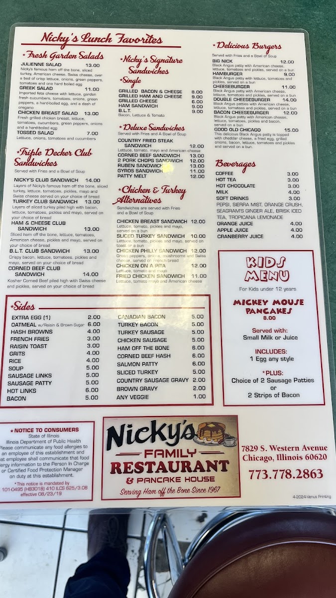 Nicky's Carry Outs Menu - Image 3